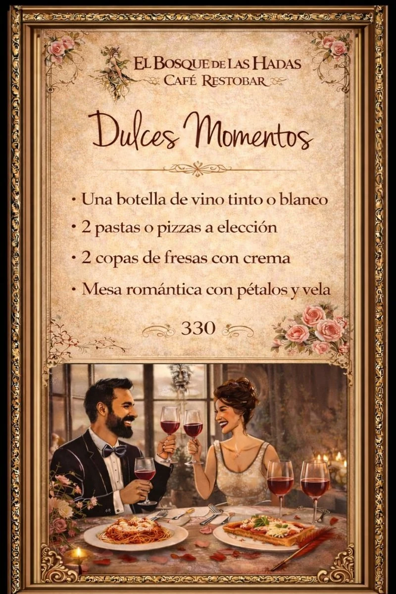 Afiche del combo Dulces Momentos